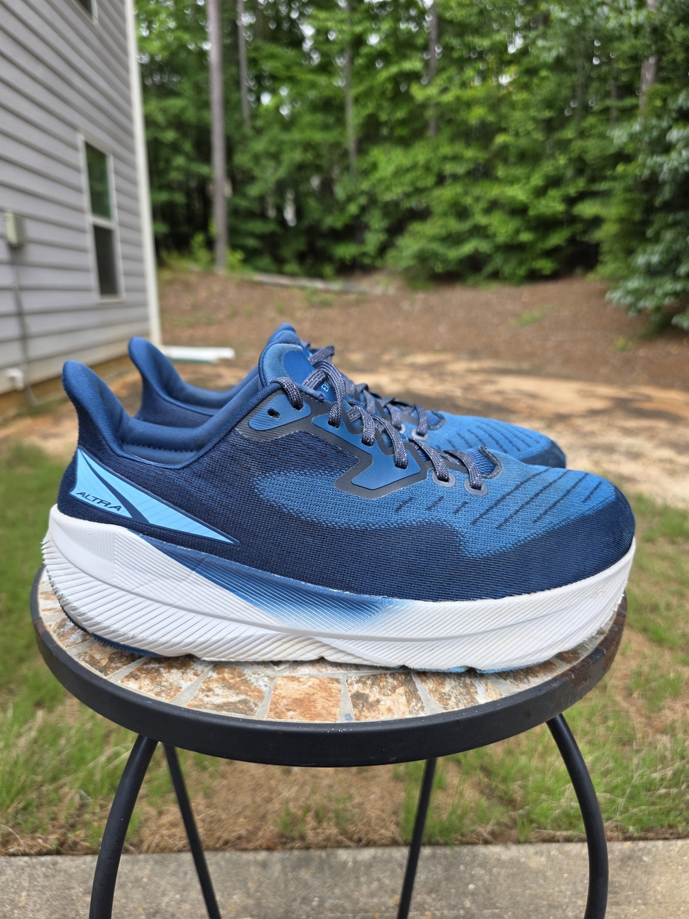 Altra Experience Flow ALOA85NV440 Blue Running Shoes Sneakers Men's Size 10